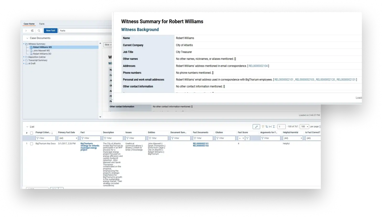 Case Strategy screenshot