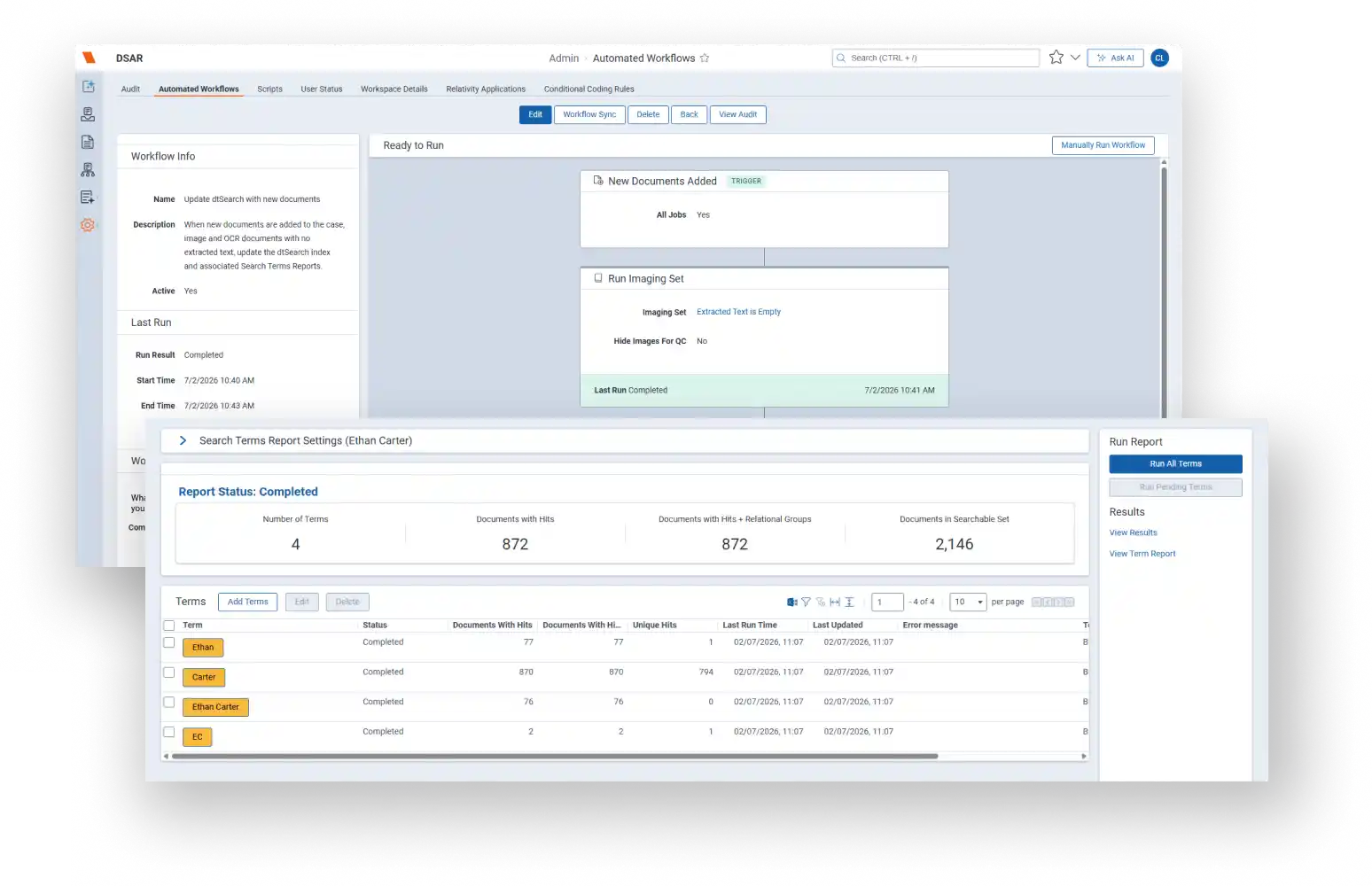 DSAR - Identify personal data automatically screenshot