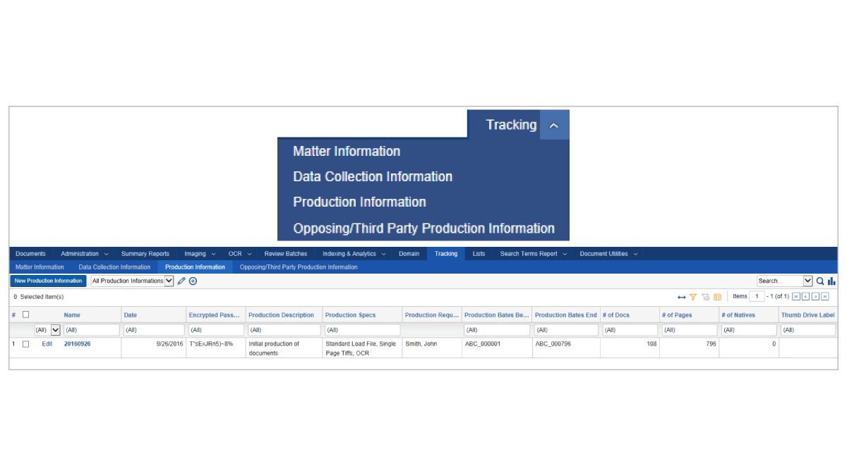 Faegre Baker Daniels – Media and Productions Tracker