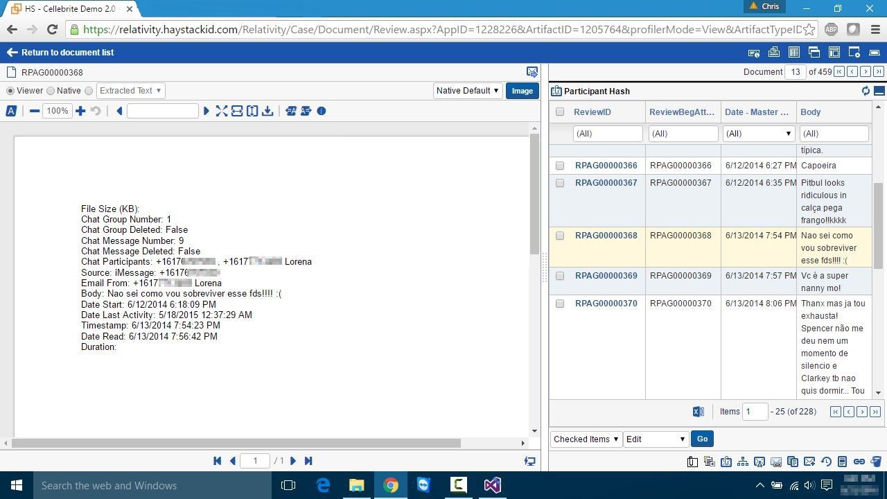 HaystackID – Cellebrite Integrator 2.0