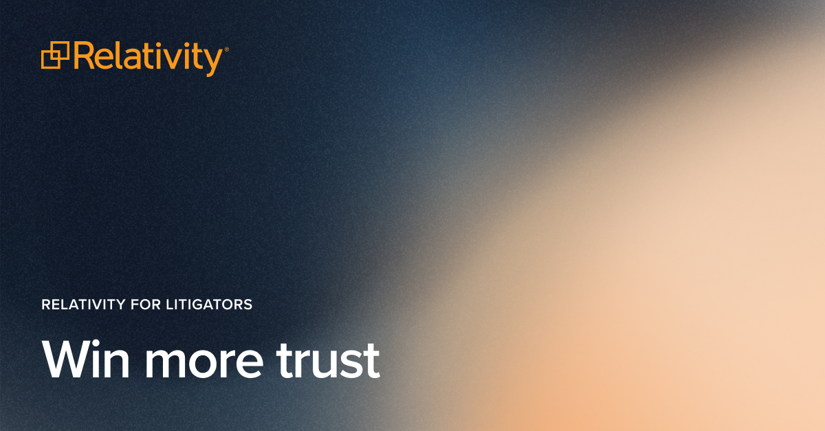 Litigation Management Software in RelativityOne