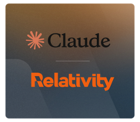 Making Administration Conversational with RelativityOne and Claude Icon - Relativity Blog