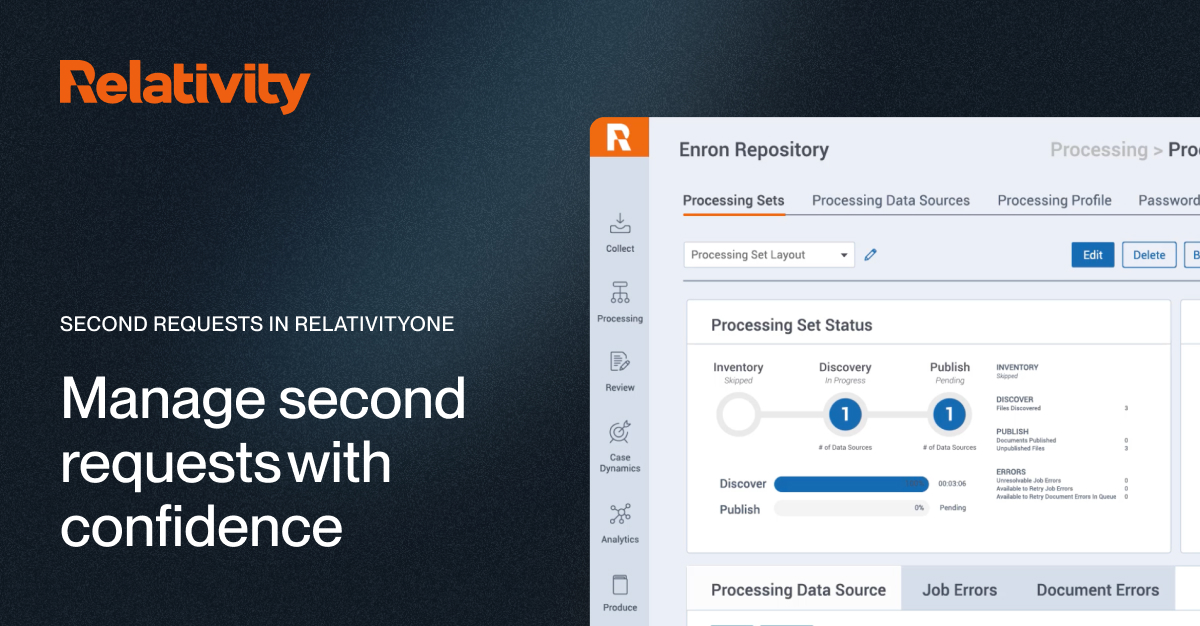 Second Request Software | RelativityOne