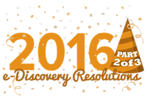 Litigation Service Providers Share Their e-Discovery Resolutions Icon - Relativity Blog